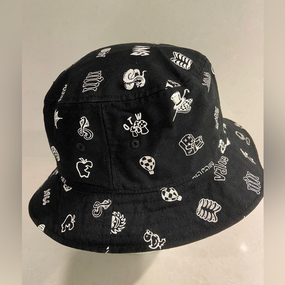 Vans Off The Wall Black And White Bucket Hat Skater Hat - Picture 8 of 15